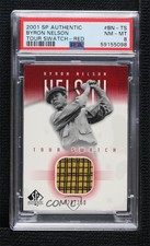 2001 SP Authentic Tour Swatch Red 226/250 Byron Nelson #BN-TS PSA 8 0c37