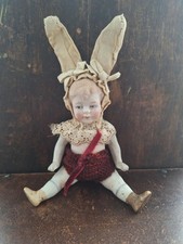 Antique German Limbach All Bisque Jointed Doll