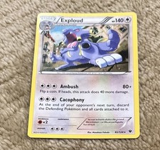 Pokemon Card - Fates Collide 82/124 - EXPLOUD (rare)
