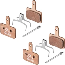 Zacro Bike Brake Pads,Bicycle Disc Pads Fit for Tektro 2 Pairs, Brown