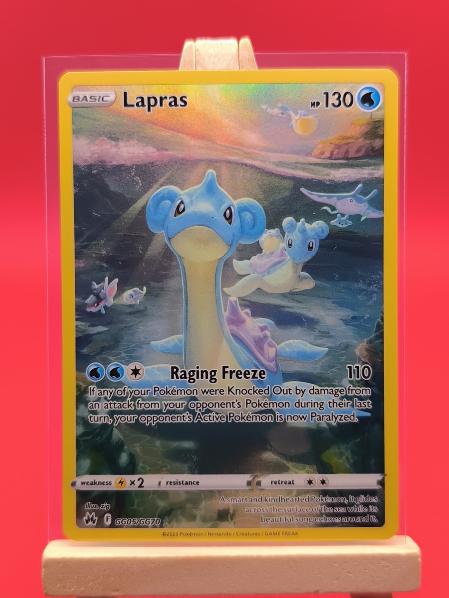 Lapras GG05/GG70 Crown Zenith Galarian Gallery Ultra Rare Pokemon
