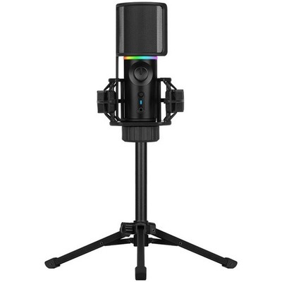 Streamplify MIC RGB Mikrofon mit Montagestativ und Pop Filter