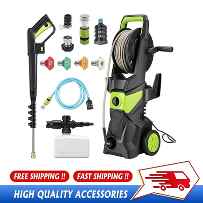 #ad Electric Power Washer 5000 PSI 3.2 GPM Pressure Washer with 52FT Hosenozzle $112.73