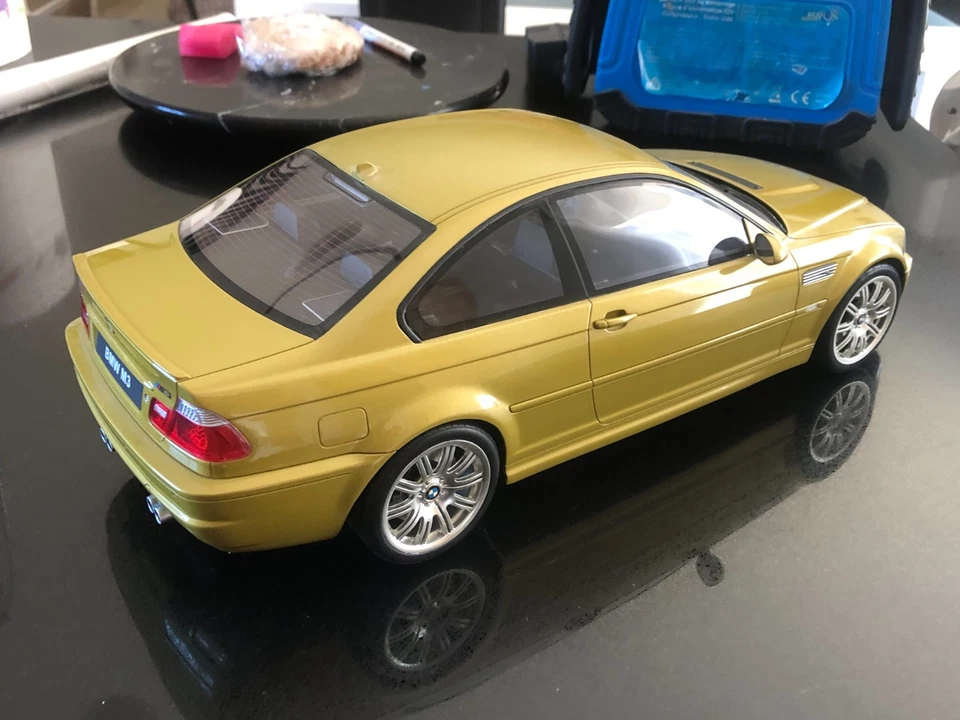 bmw m3 1/12 ottomobile jaune phoenix - Photo 2/4