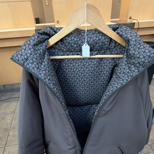 Acne Studios Men's Gray Full Zip Insulated Puffer Jacket Reversible 46 image 6