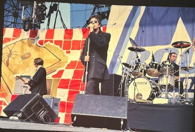 Echo & The Bunnymen Photo Transparency Original 35mm Positive Slide Circa 1990s