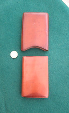 VINTAGE REAL LEATHER CIGAR CASE - FOR 4 CIGARS. EXCELLENT USED CONDITION.