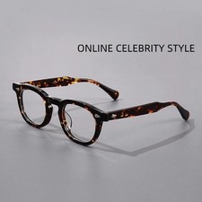 Retro Business Acetate Glasses Women Eyewear Comfortable Eyeglasses Frame Men