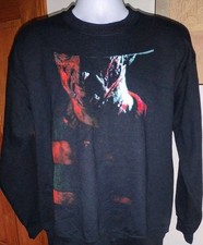 NWT A Nightmare On Elm Street Freddy Krueger Crew Neck Sweatshirt 3D Horror M