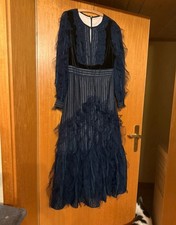 Viktorianisches Kleid Blau Vintage