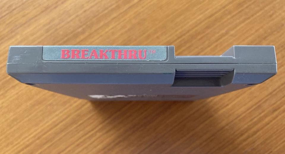 NES ~ BREAKTHRU ~ Nintendo Game 5 Screw NES-BE-USA Game Cart Only NTSC - Image 3 of 4