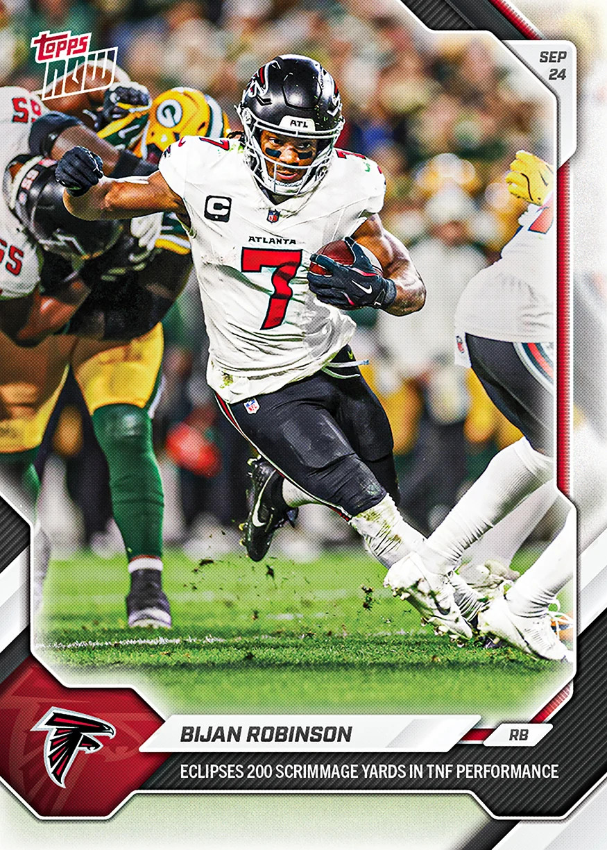 Bijan Robinson 2026 NFL Topps NOW Card 29 Presale