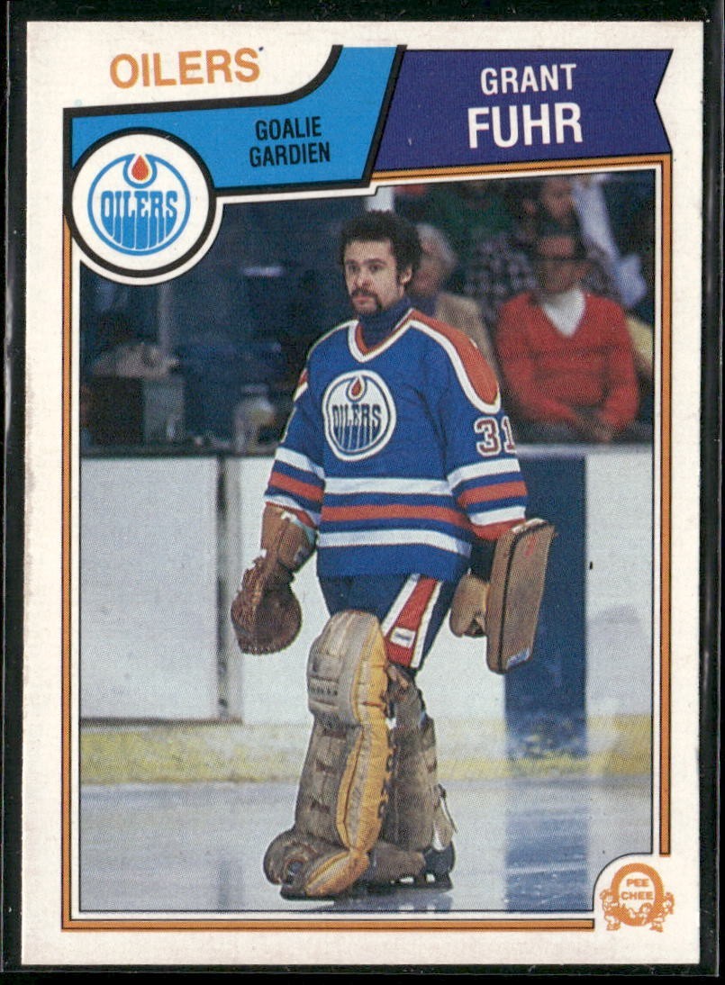 1983-84 O-Pee-Chee Grant Fuhr Card #27 ~ NM-NM/MT ~
