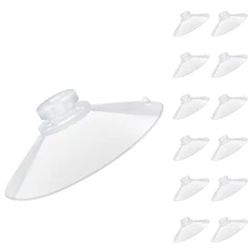 12 Pieces 2.2 inch Large Clear Suction Cups for Glass, Thick Without Hooks Wi...