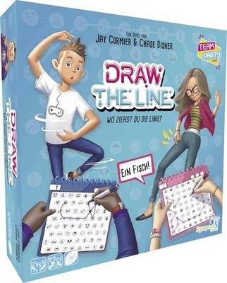 GW34bd Draw The Line - Synapses Games - Deutsch - Partyspiel - Für 4-8 Personen