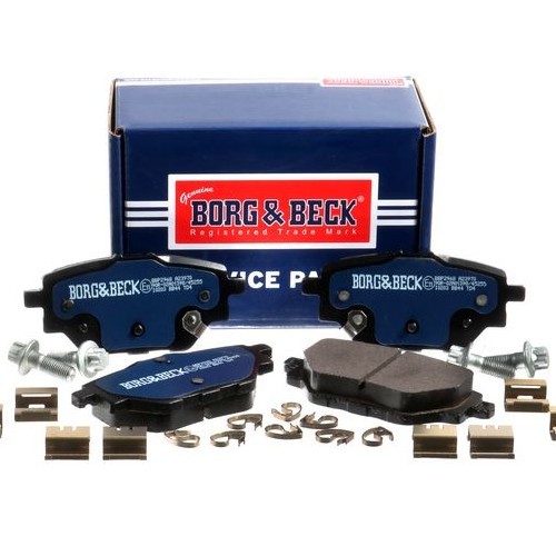 BORG & BECK Brake Pad Set, disc brake BBP2968