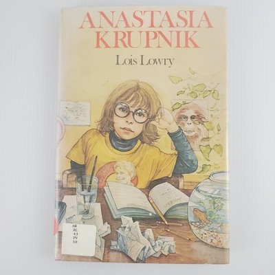 SIGNED ~ Anastasia Krupnik by Lois Lowry 1979 1st Ed 1st Print HC DJ Ex-library