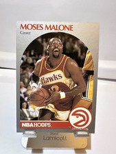 Moses Malone 1990 NBA Hoops Atlanta Hawks #31