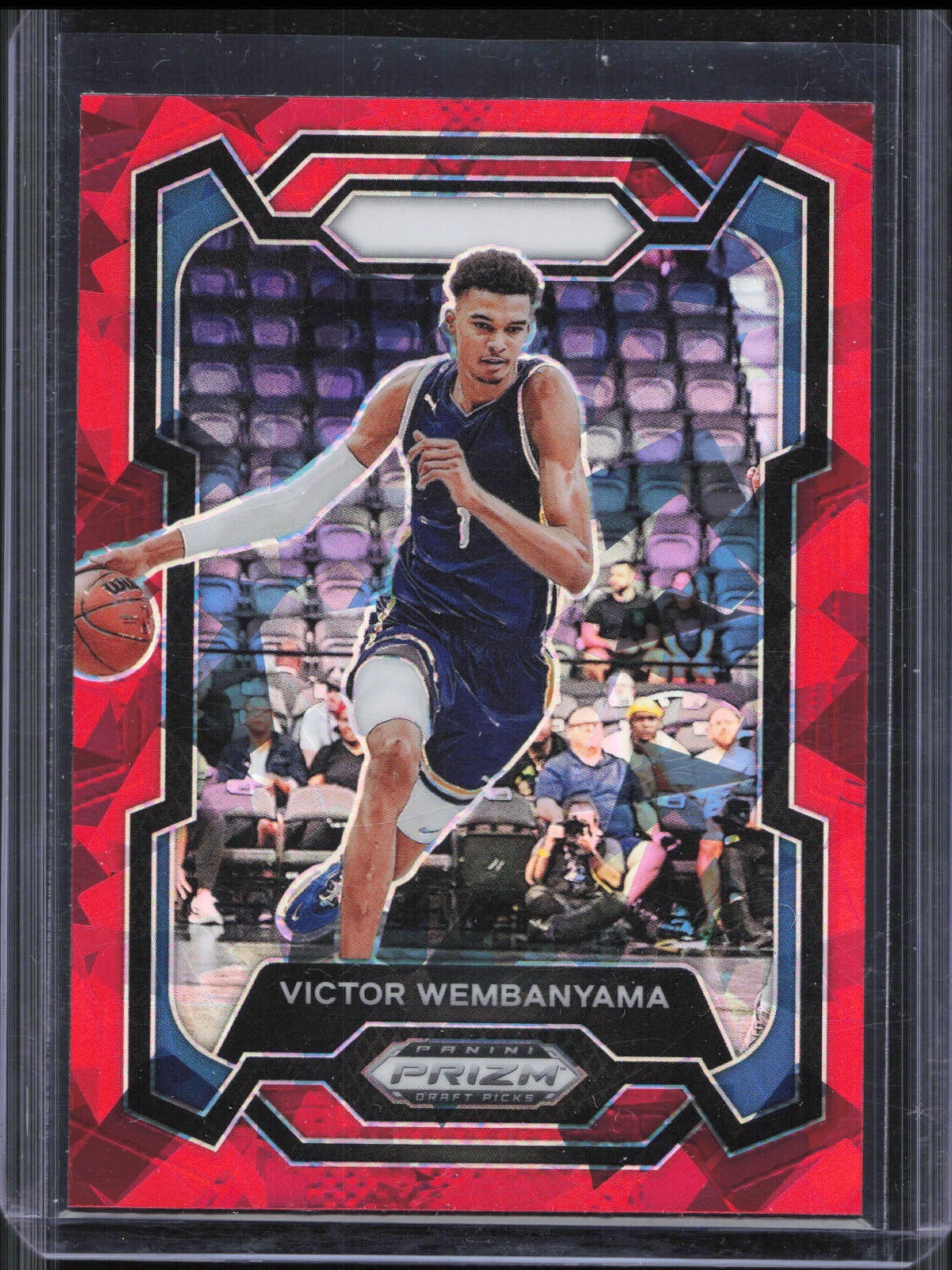 2024-25 Panini Prizm Draft Victor Wembanyama #99 Red Ice Prizm Spurs