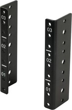 3U Vertical Rack Rail Pair Kit DIY Rack Rails Kit 12-24 Screws Included to Mo...