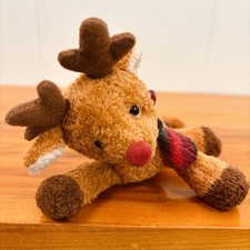 Russ Berrie Rooftop Luv Pets Reindeer Mini Soft Plush Rudolph