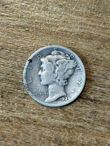 1929D Mercury Dime VG