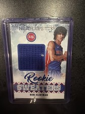2024-25 Panini Hoops Rookie Sweaters Bobi Klintman