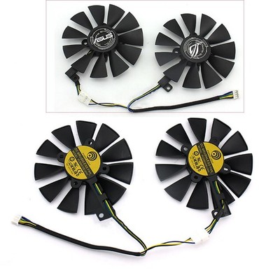 Für ASUS DUAL GeForce GTX1060 1070 Grafikkarte Lüfter 87MM Fan PLD09210S12HH