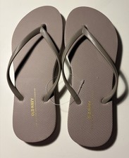 Old Navy Size 7 Women s Flip Flops Sandals TAUPE/TAN NEW Partially Plant Based