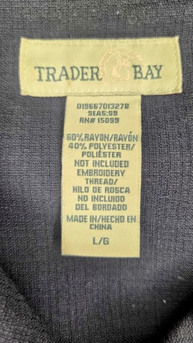 Trader Bay Men's Short Sleeve Button Nautical & Tropical Style - Picture 2 of 5