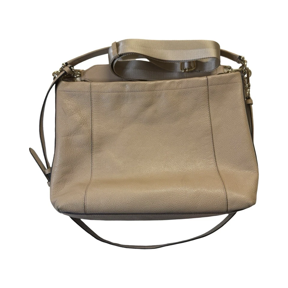 Coach Isabelle Beige Leather Exterior Shoulder Bag - Image 2 of 4