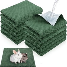 Vitalcozy 10 Pcs Guinea Pig Cage Liners Washable Rat Bedding for Guinea Pigs ...