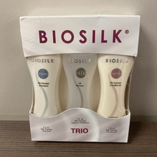 BIOSILK Silk Therapy TRIO 7oz Shampoo, Leave in Treatment and Conditioner