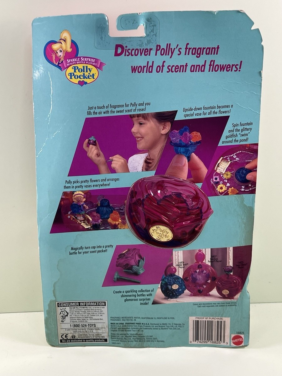 Polly Pocket Sparkle Surprise SWEET ROSES Playset 1996 Vintage