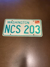 Vintage 1970 Tag Washington License Plate (1968 - 1982) NCS 203