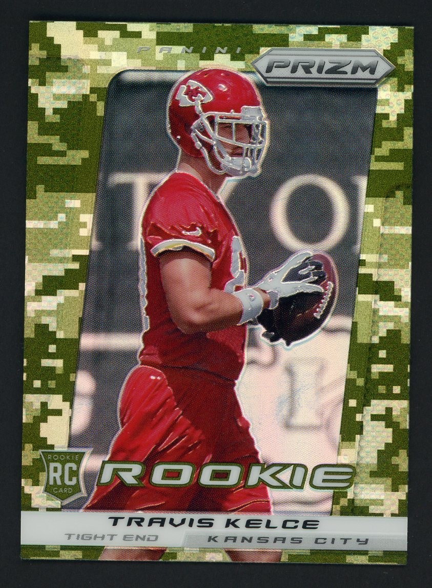 2013 Panini Camo Prizm #292 Travis Kelce Kansas City Chiefs RC Rookie