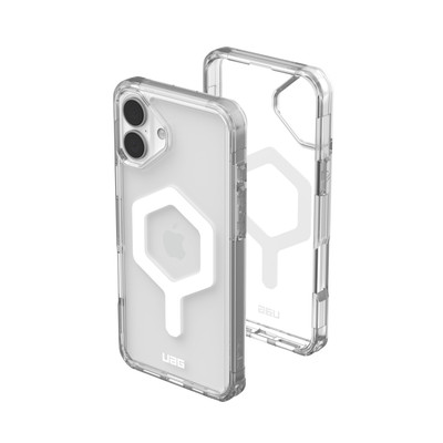 UAG iPhone 16 Plus Case 6.7'' Plyo - Rugged Slim Anti-Yellowing Clear, Ice/White