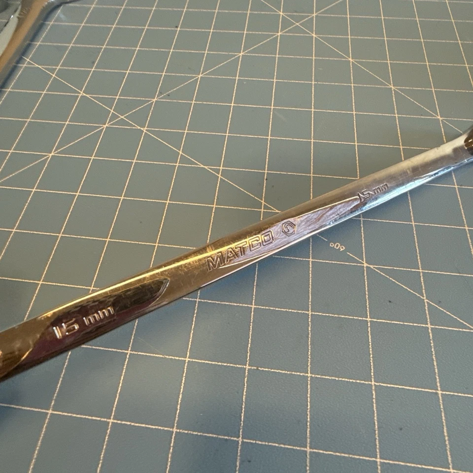 Matco Tools GRBZXLM1515 Metric 15mm Box End Ratcheting Wrench - Image 3 of 4