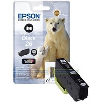 Original Epson Tintenpatrone T-26 Photo-Schwarz Expression Premium Xp 700 800
