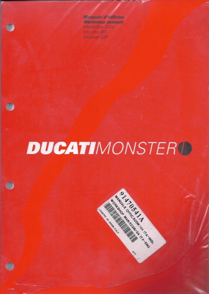 DUCATI Monster 400/620 サービスマニュアル DUCATI Monster 400/620
