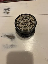 BOMA TRINKET BOX with lid black carved made in canada