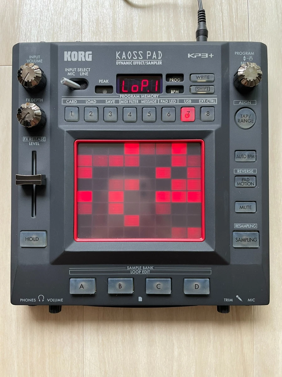 Korg KP3+ Kaoss Pad Dynamic Effect Sampler Used with Original Box