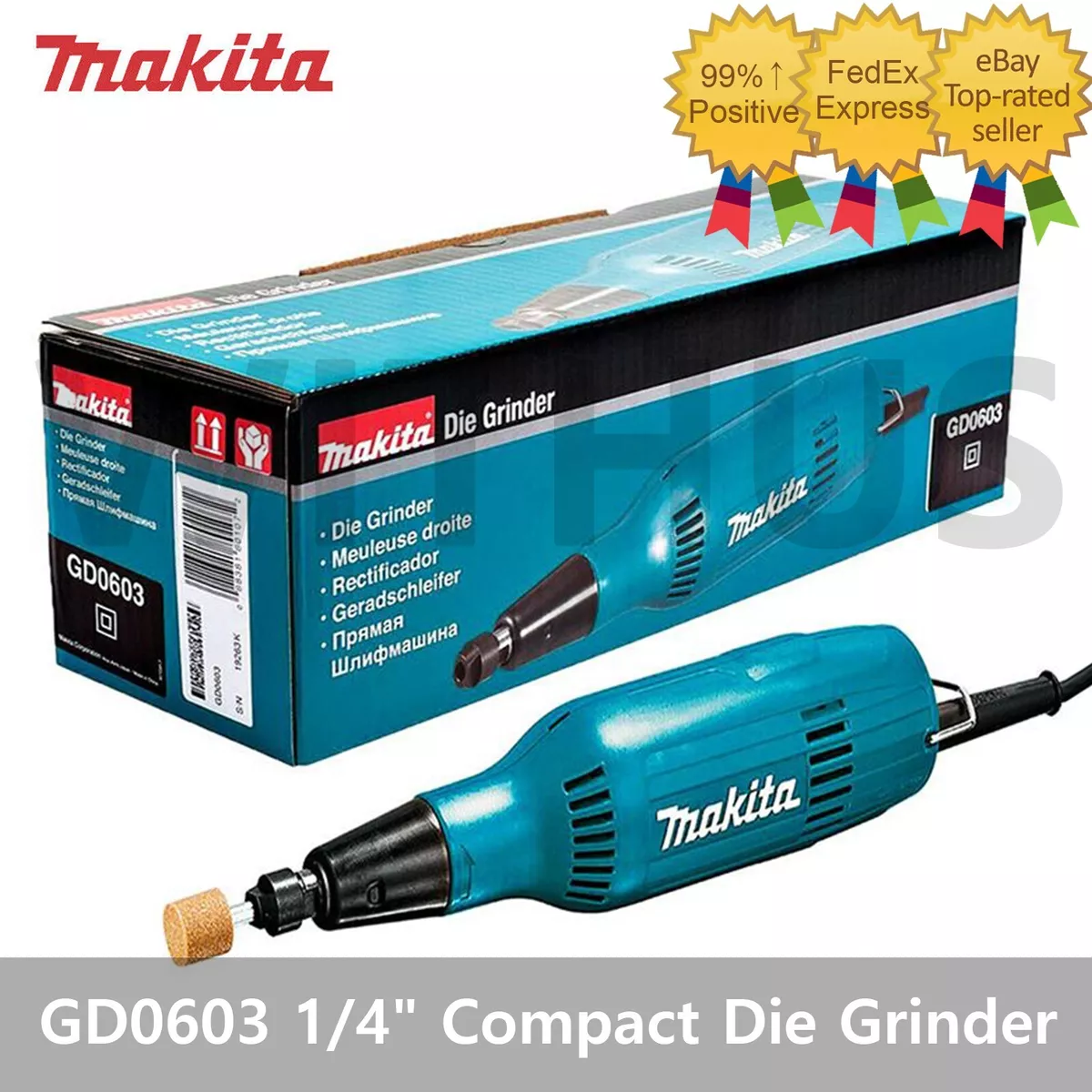 Meuleuse droite électrique 240W 6mm GD0603 Makita