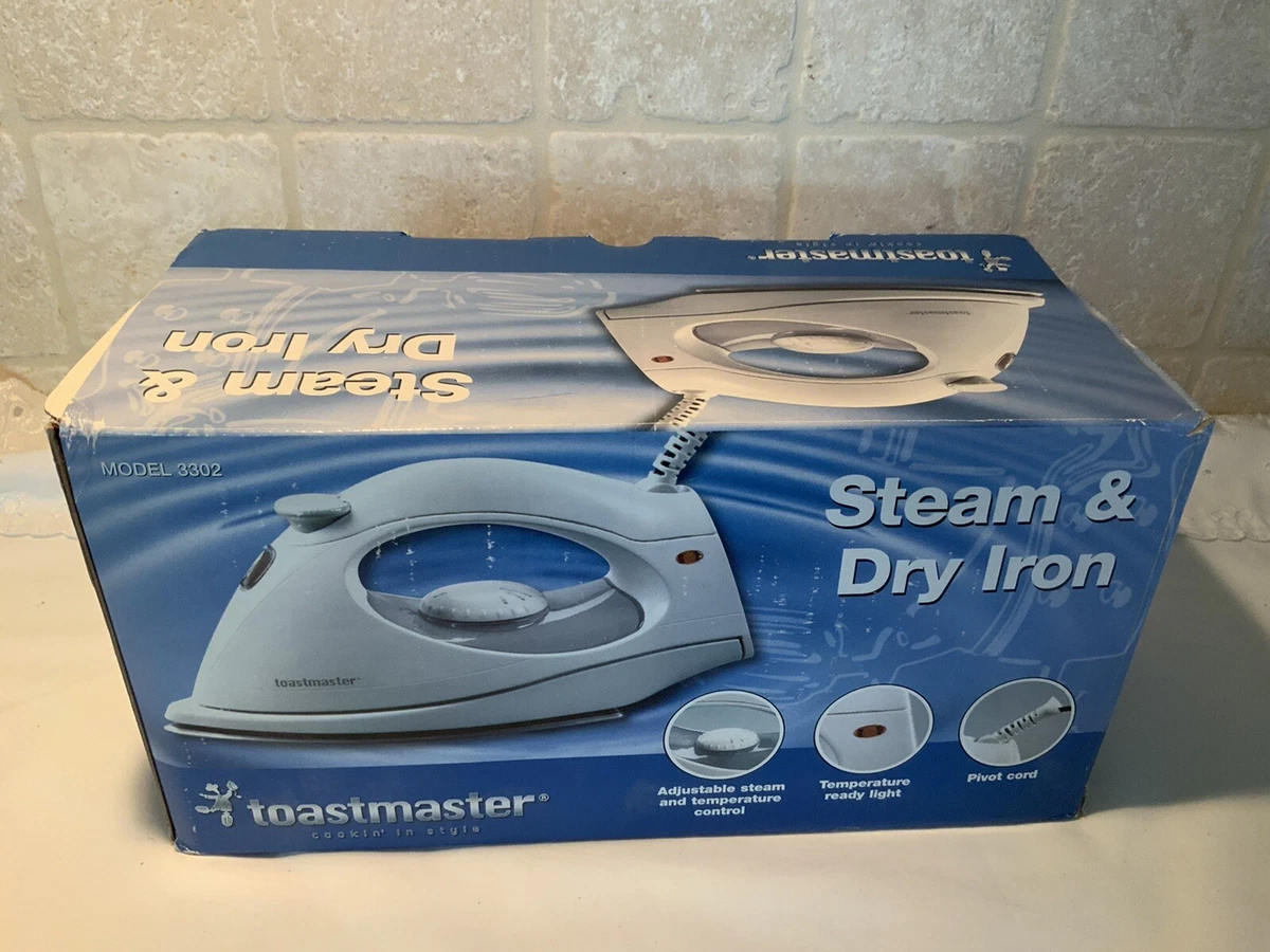Toastmaster Iron Steam Dry 3302 New eBay