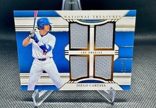 Diego Cartaya 2024 Panini National Treasures Baseball Quad Patch /99 Dodgers