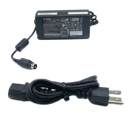 Genuine Epson 3-Pin Power Supply Adapter for Epson TM-m30 TM-m30II POS Printer