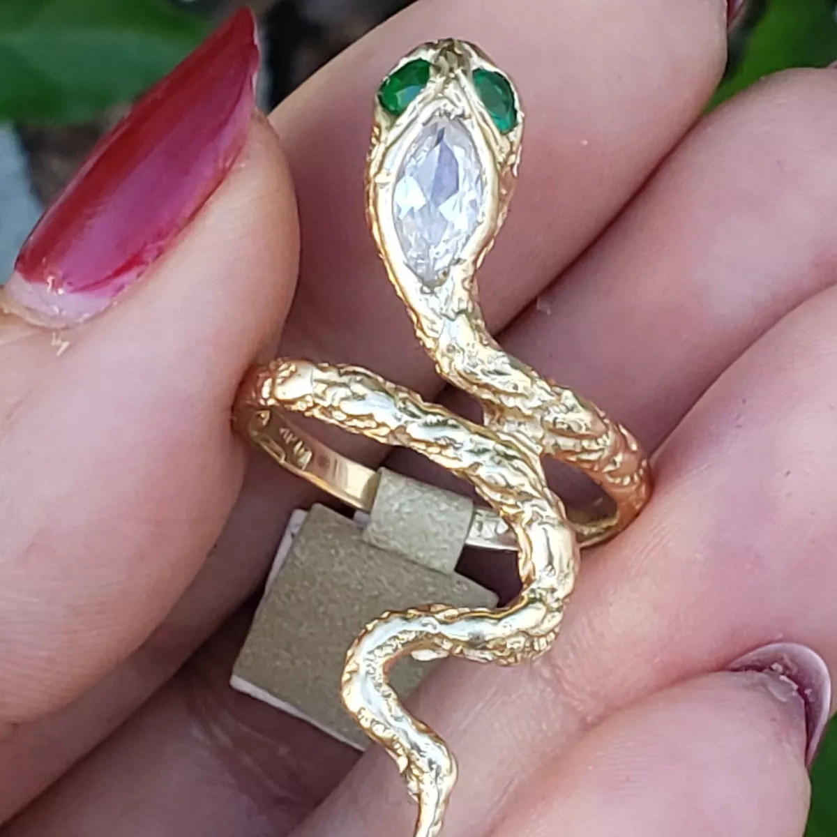Solid gold snake ring outlet