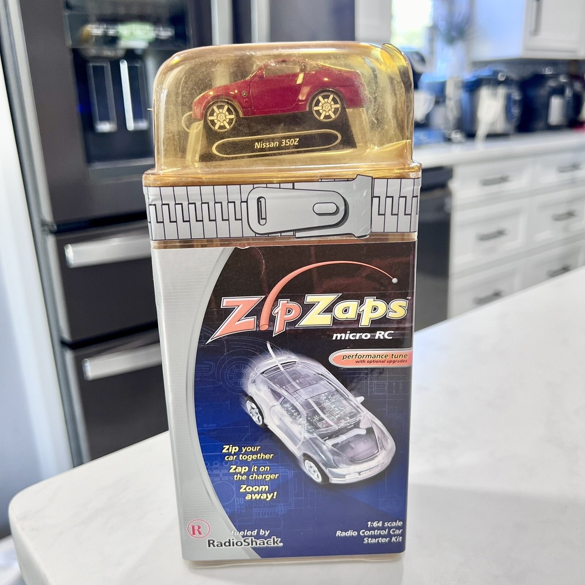 Nissan 350Z Red ZipZaps Micro RC Wireless Remote Controlled Car
