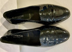 Men’s ADOLFO Italy Black Size 10.5 W Patent Leather Loafers Formal Dress Shoes — photo 3