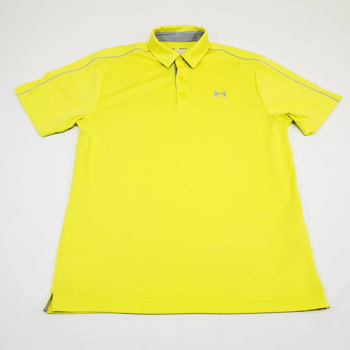 Under armour polo yellow deals